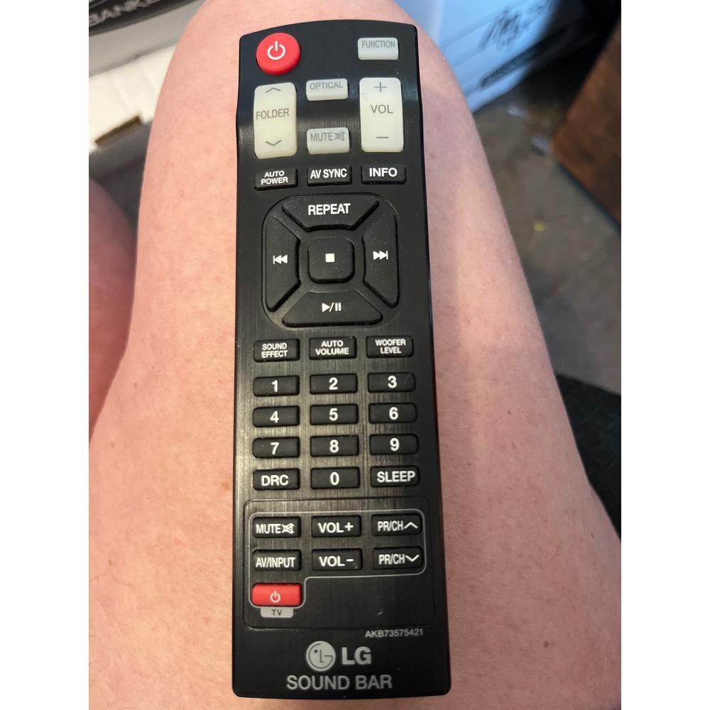 LG Sound Bar Remote Control AKB73575421 Black Replacement OEM Controller‎